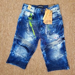 GS115 Limited Edition Handpainted Jean Shorts